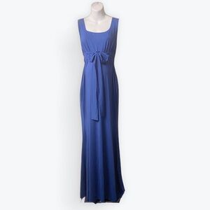 Elegant Blue Maxi Dress